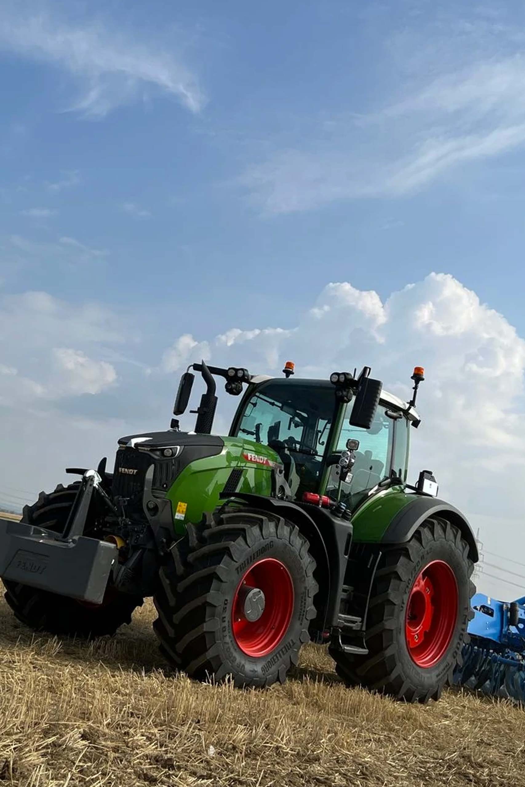 Trattore in campo